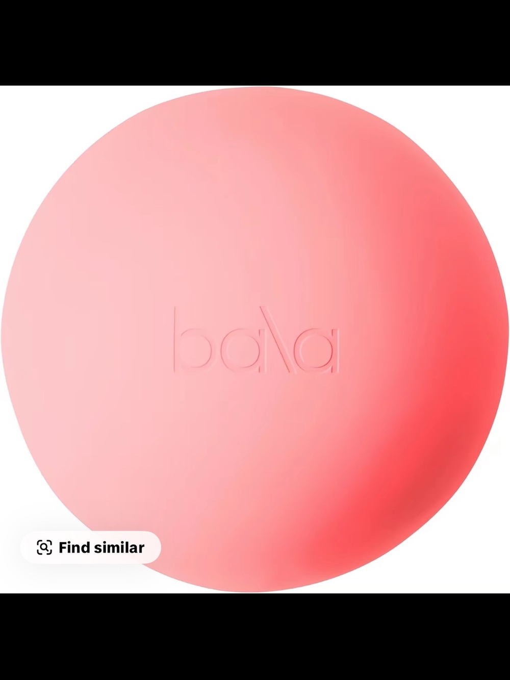 Bala Round Body Massager — Coral Pink